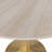 Seybert Round Dining Table with MDF Top and Gold Stainless Steel Pedestal Base - Seats 4 Person for Kitchen and Dining Room-1172272175-1159938920