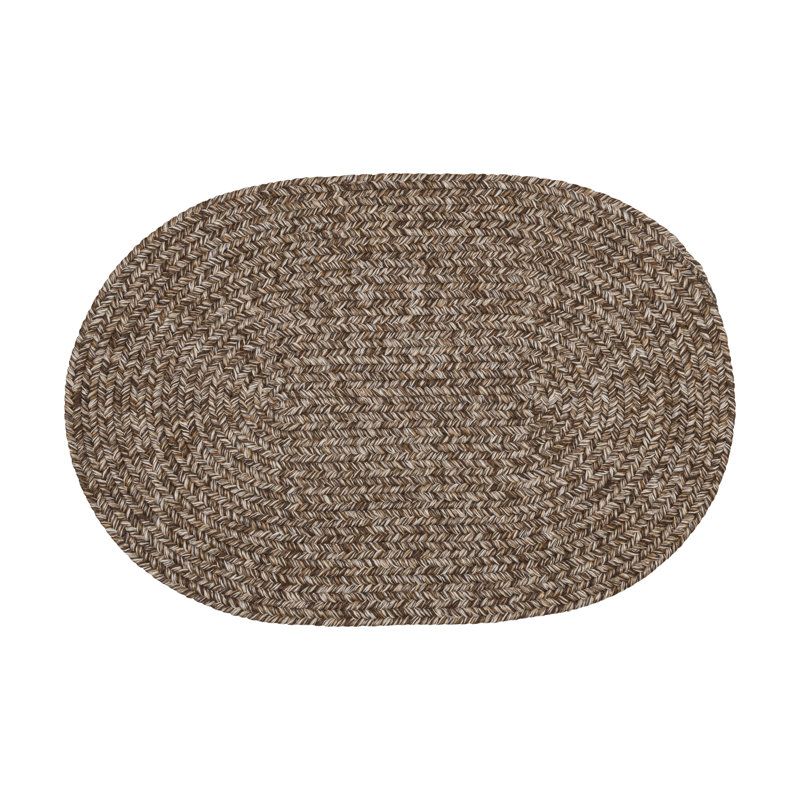Seline Synthetic Geometric Indoor / Outdoor Rug, Oval 8' x 11'
