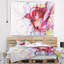 Tapisserie rouge d'illustration de rose Floral-28483920