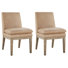 Chaise rembourrée en cuir Bethea