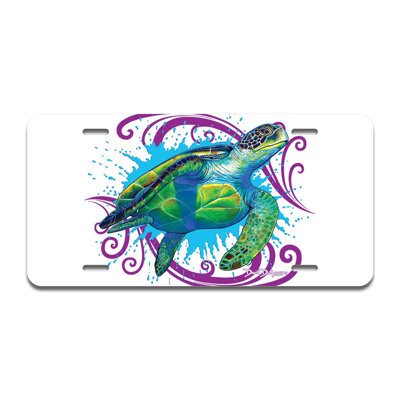 Cadre en aluminium Sea Turtle Splash