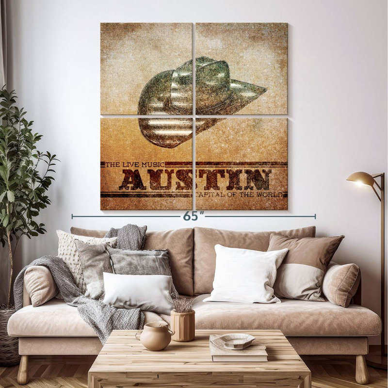 Lelar Cowboy Austin, 50'' H x 50'' W