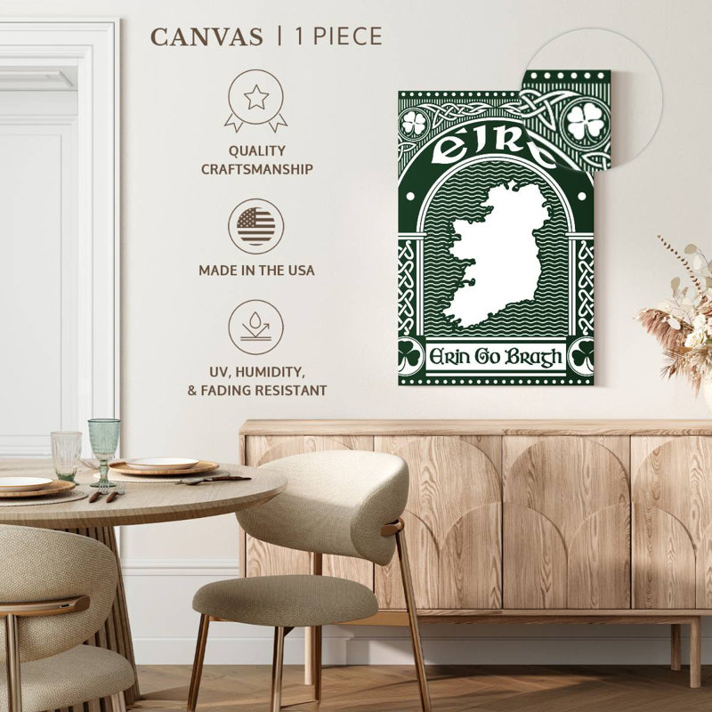 Lelend Celtic Erin Go Bragh, H 30 po x l 20 po