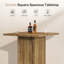Table de bar carrée 31,1 "H