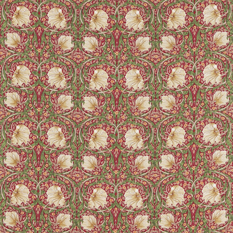 Pimpernel Fabric, Red