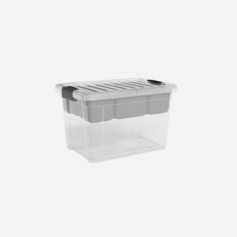  Boîte de rangement pour bac de rangement avec plateau amovible, outils en plastique profond, couture, boîte de bricolage, 8,75 pte