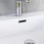 Meuble-lavabo autoportant à double cuve 59,06 po avec plateau en résine intégré-1190898185