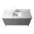 Laval 60" Single Sink Freestanding Bathroom Vanity with Engineered Marble Top-105275191-105275186