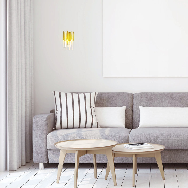 Gold Modern Wall Light – Indoor Wall Lamp for Bedrooms & Living Rooms