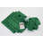 Classic Hemstitch Emerald Cloth Napkins 18"W X 18"L, Set of 4
