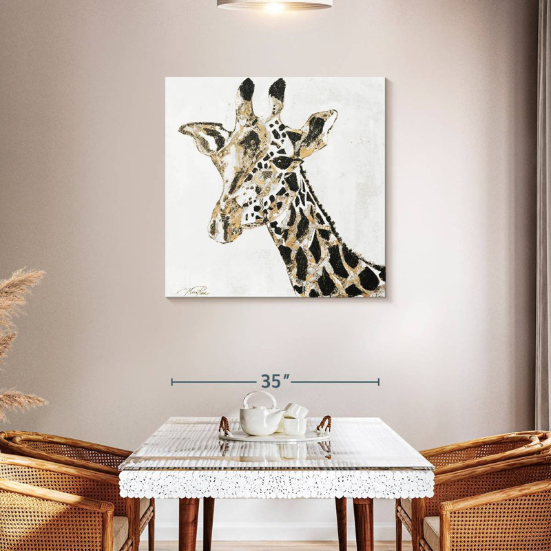 Crowle moucheté girafe dorée