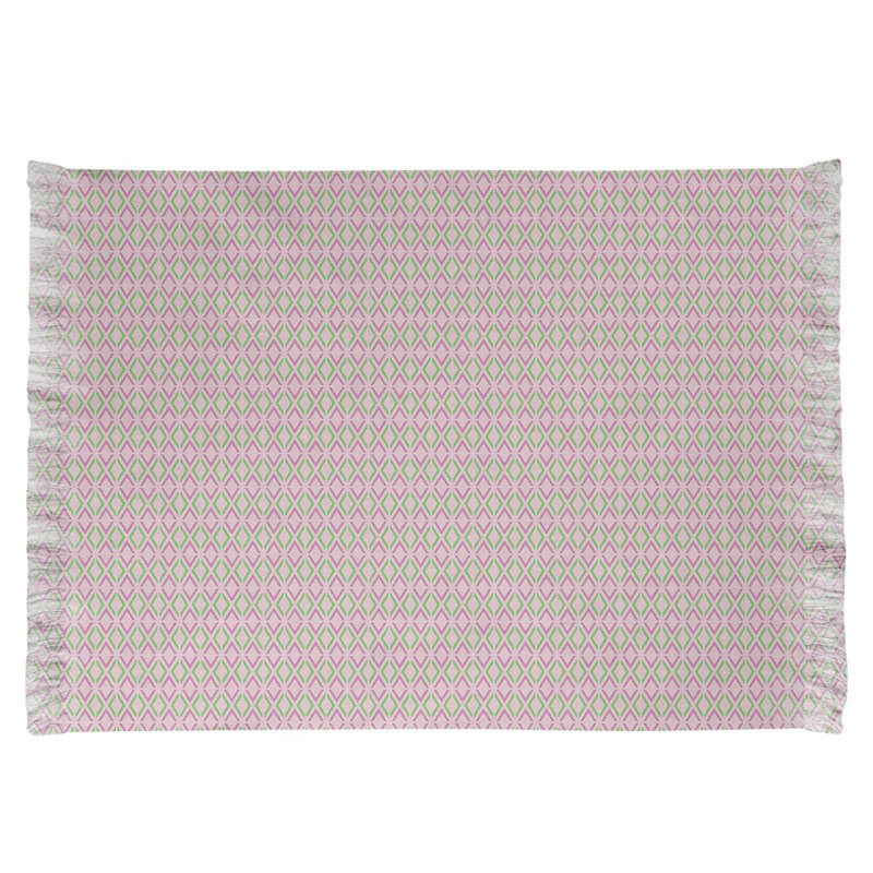 Tapis rose/vert arrow diamants Mcguigan, Oui