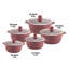 SQ Professional Nea Marbell 5-Piece Non-Stick Aluminium Cookware Set- Induction Ready-50365396