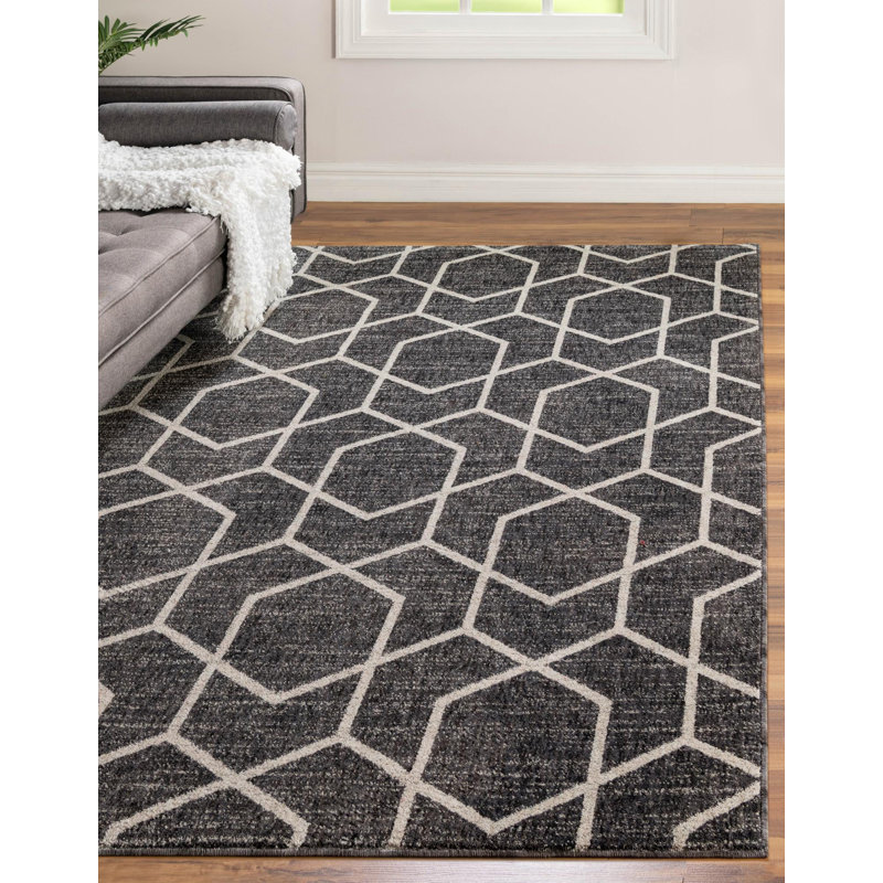 Abstract Indoor Rug, Rectangle 2' x 3'
