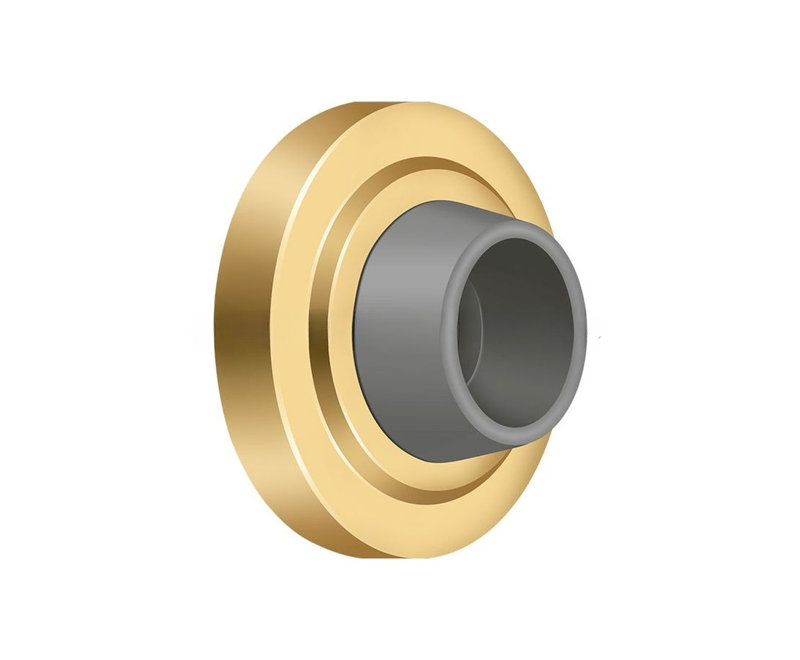 Door Stop, PVD Polished Brass