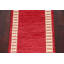 Tapis de couloir rouge en laine noué à la main de conception unique Taille 2 pi 8 po x 8 pi 1 po