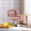 Fauteuil d'appoint pivotant à hauteur réglable, rembourré-1782609616