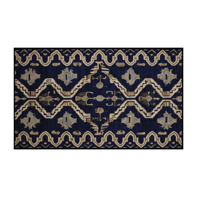 Machine Washable Gray Area Rug