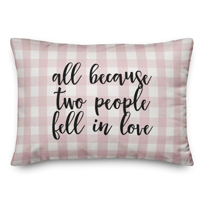 Plaid Throw Pillow