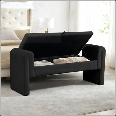 Banc de rangement de 60 pouces