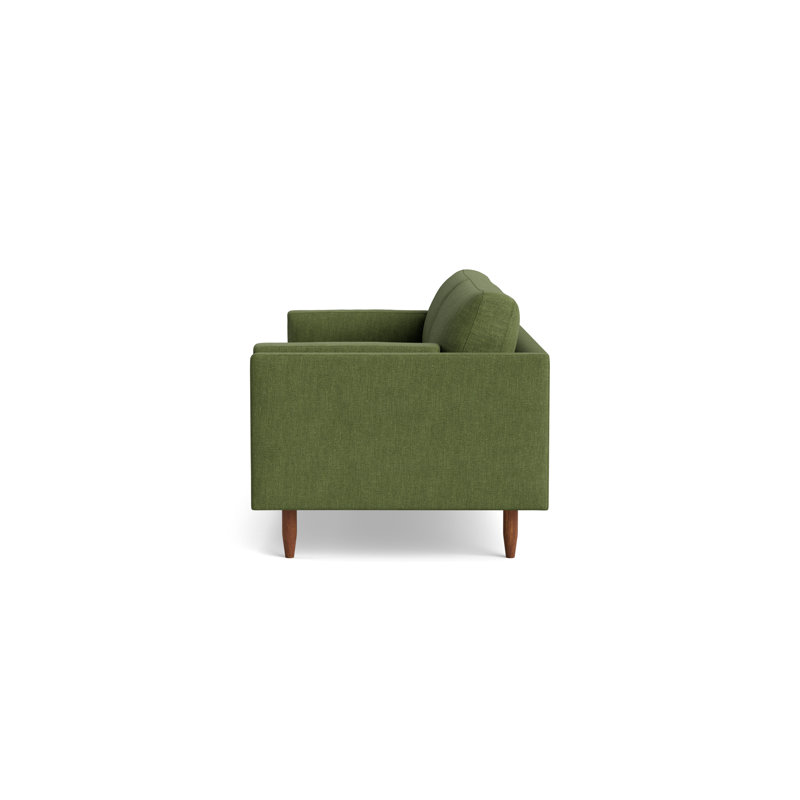 Skinny Fat Sofa ("85"), Performance Weave - Basil