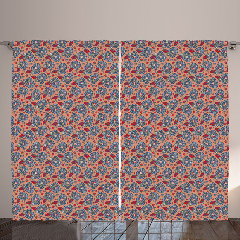 Semi Sheer Curtain Pair