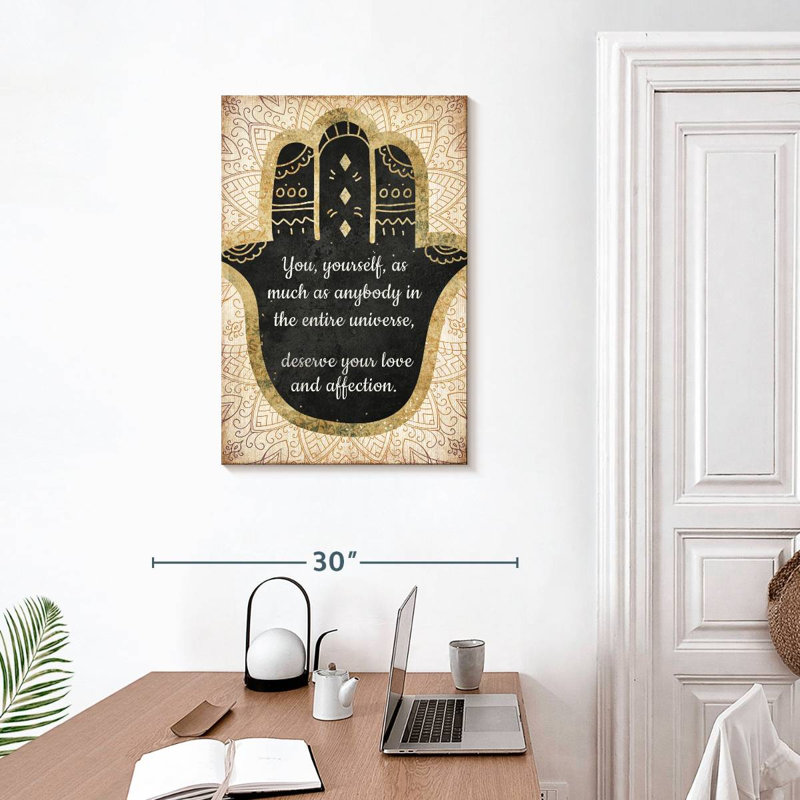 Citation Tergel Love Zen, H 30 po x l 20 po