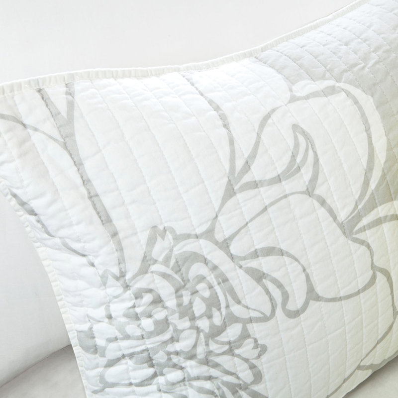 Très grand / très grand lit, taupe, gris / coton jaune, 6 pièces, imprimé, réversible avec coussins moelleux, très grand, imprimé pour plus de chaleur