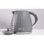 Daewoo Grey Argyle Retro Matching 1.7L Jug Kettle, Toaster And 20L Microwave Set, 800W, 4 Slice