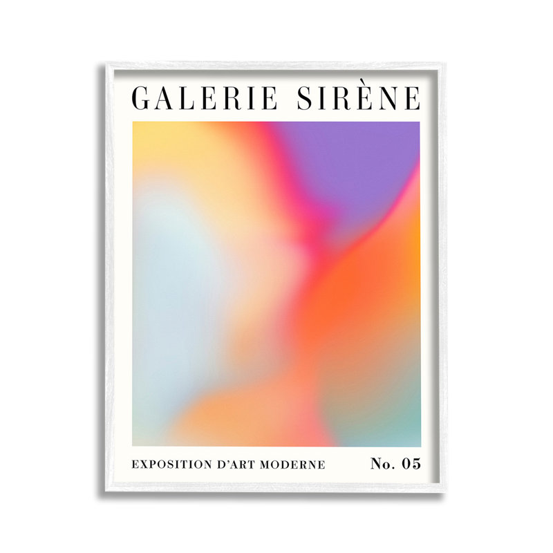 «Vivid Light Flare Motif Simple Photo Frame» par Victoria Barnes sur toile, H 11 po x l 14 po, Giclée encadrée noir minuit