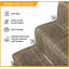 Stair Runner Lometa Chequered Flatweave Area Rug-164086168