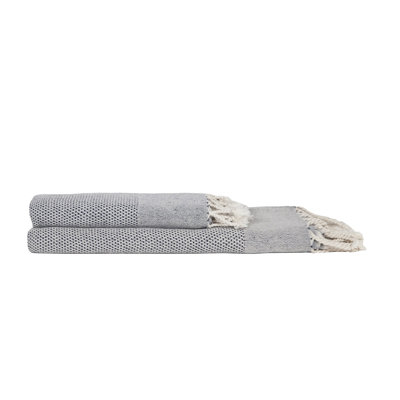Ensemble de serviettes en coton turc 2 pièces Luciana Janessa