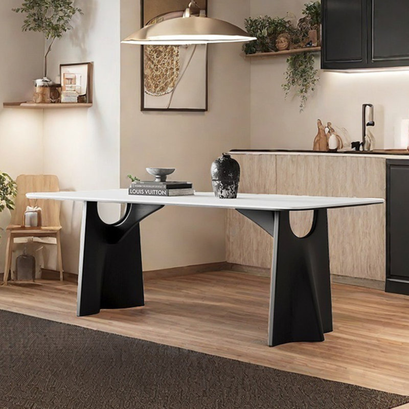 Table de style rétro maison simple, H 29,53 po x L 70,87 po x l 31,5 po