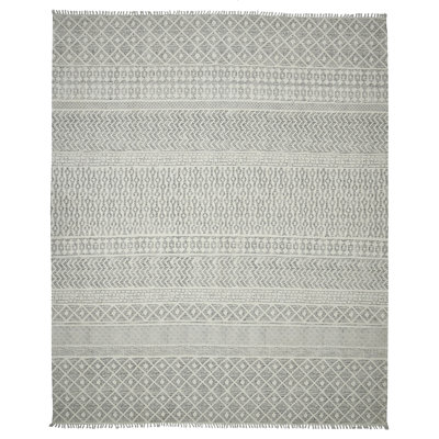 Tapis en coton tissé à plat à la main Denevie