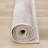 Amabilia Soft Cream White Checkered Area Rug-810195991