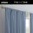 Eclipse Kendall Modern Thermaback Blackout Window Curtains, 84 Inch Long x 42 Inch Wide, Single Curtain Panel, Blue-117181986-119559047