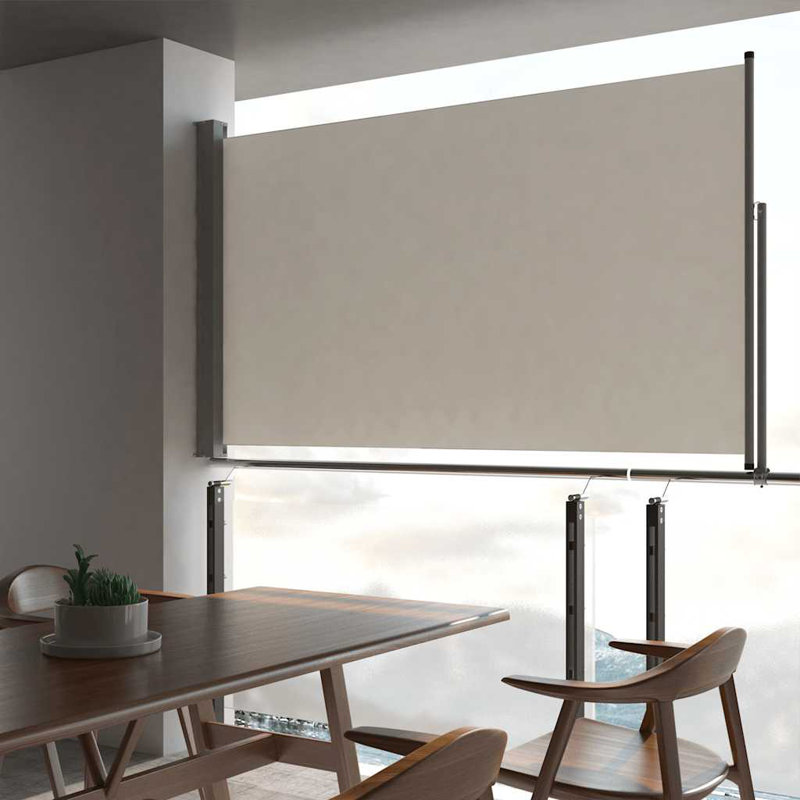 Dakota Fields 3cm W Retractable Side Awning, Cream