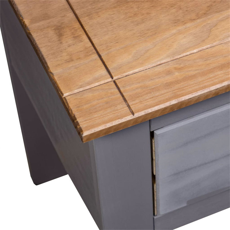 Kovel 46cm W Solid Wood Bedside Table