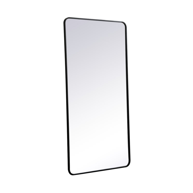 Miroir mural Sabine, Noir, 60 po x 30 po