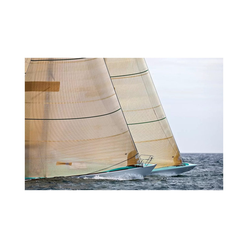 Sailboats Competing in the 12-Metre Class Championship, Newport, Rhode Island, USA 1 Piece Wrapped Canvas Wall Art