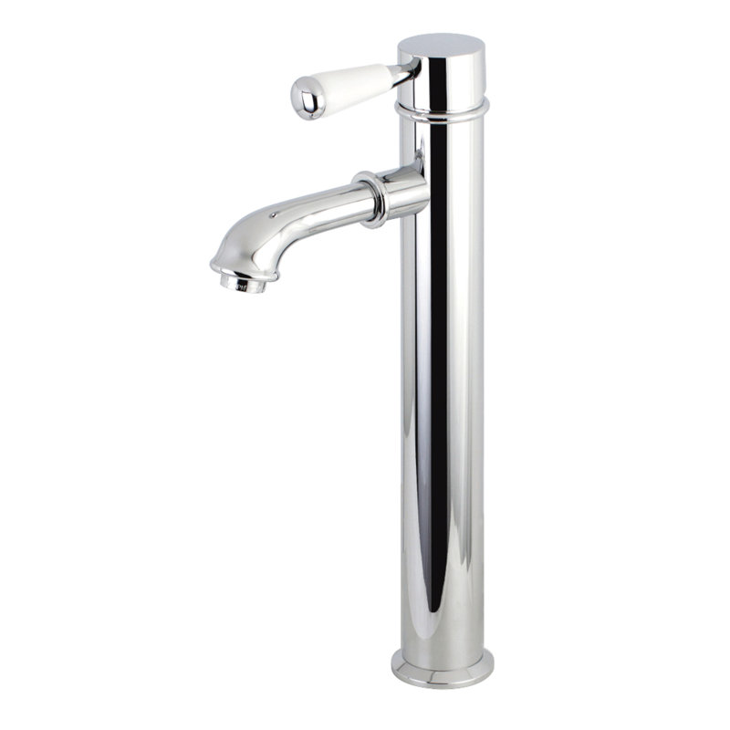 Robinet pour vasque à poignée simple 1 trou Kingston Brass Paris, Chrome