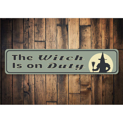 Plaque en aluminium Wicked Witch
