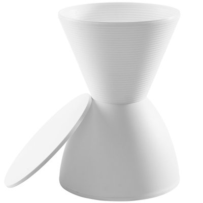 Modway Haste Contemporary Modern Hourglass Accent Stool by Modway