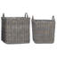 Planter Basket With Storage 2 Pcs Lacak Rattan Decor Decorative Indoor-2147035598