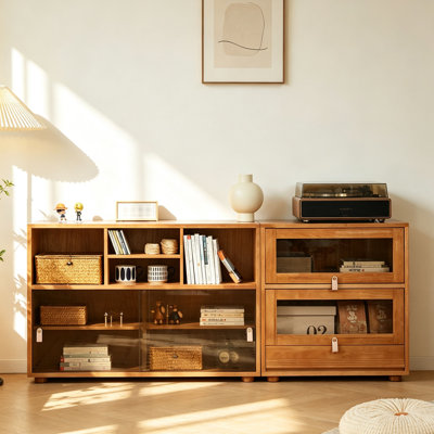 European style retro floor mounted bookcase