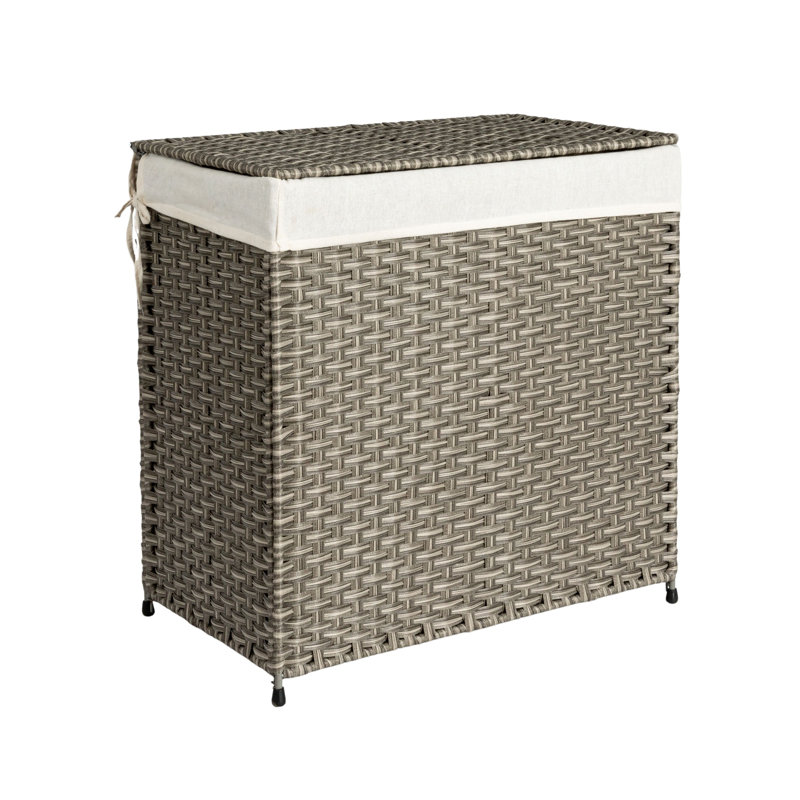 Handwoven Rattan Laundry Hamper