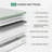 Novilla 14" Medium Cooling Gel Memory Foam Hybrid Mattress, CertiPUR-US, OEKO-TEX Certified-1401601064-1394960004