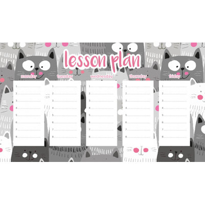 Magnetic Lesson Plan Sweet Kittens