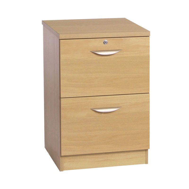 48cm Wide 2 -Drawer File Cabinet, Classic Oak
