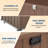 150 Outdoor Metal Storage Box Gallon for Patio, Large Metal Deck Box Waterproof with Dual Gas Struts, Rolling Wheels and Handles, Steel Deck Box for Cushions, Tools, Pool Floats, Porch and Backyard-125822223-125822219